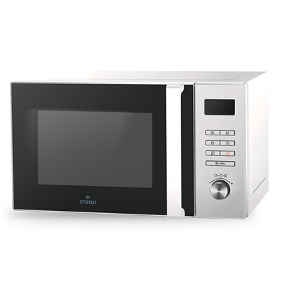 MICRO ONDE CRISTOR 23LT AVEC GRILLE / 800W / BLANC