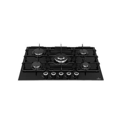 TABLE ENCASTRABLE BLACK GLASS 70CM 5FX FESTA